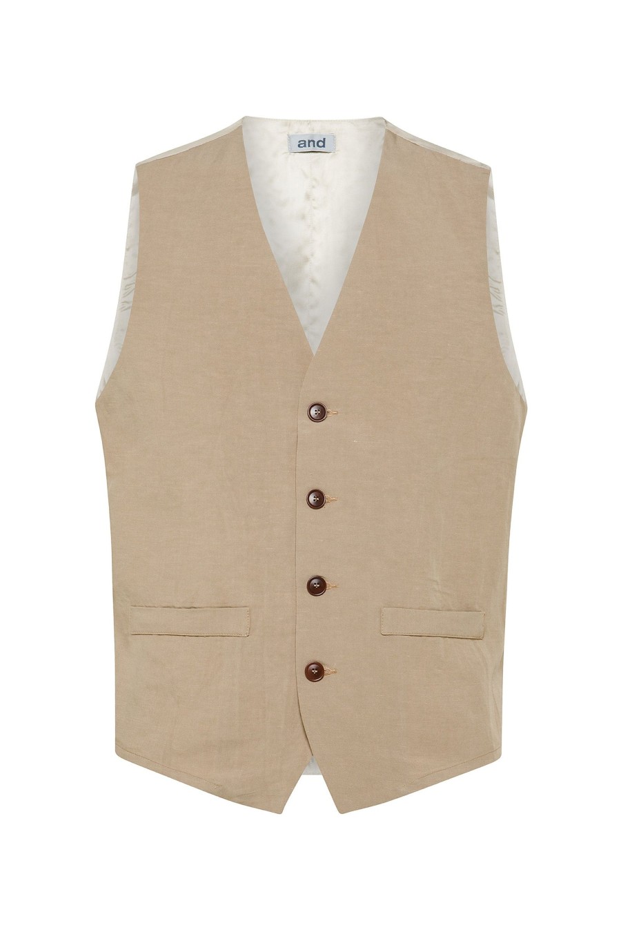 And Camicie Gilet | Gilet Con Schiena In Contrasto