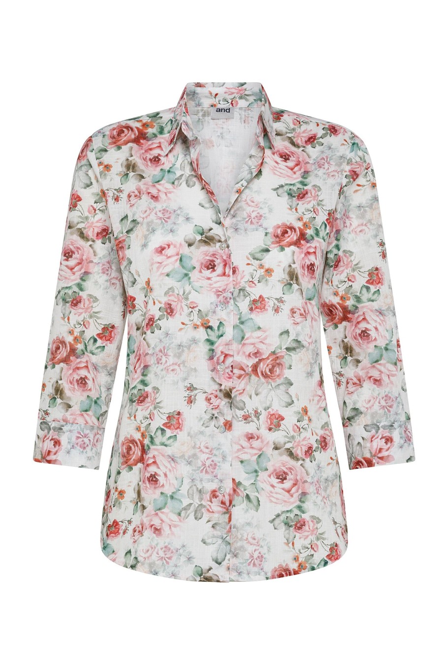 And Camicie Camicie | Camicia Stampa Fiore Sanderson