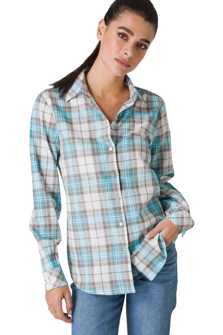 And Camicie Camicie | Camicia In Misto Lino Check