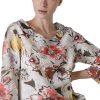 And Camicie Bluse | Blusa Manica A 3/4 Con Stampa Fiore