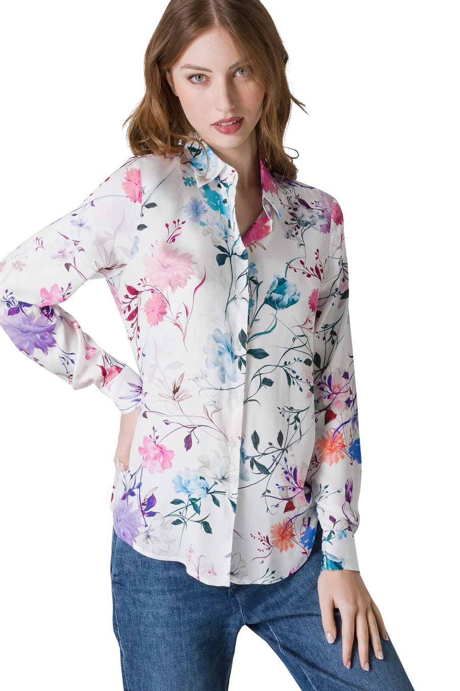 And Camicie Camicie | Camicia Stampa A Fiori