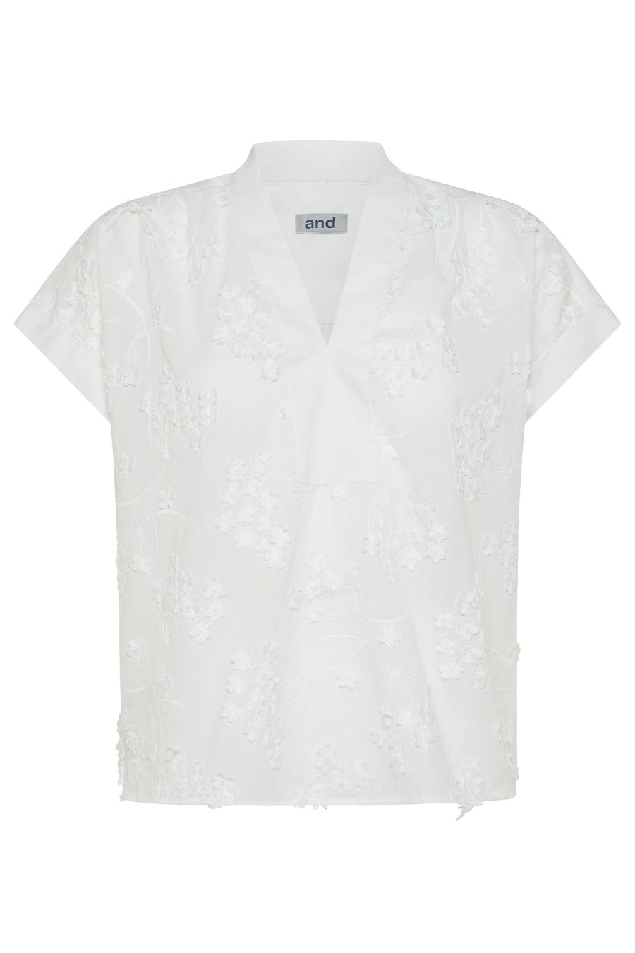 And Camicie Bluse | Bluse In Sangallo Tridimensionale