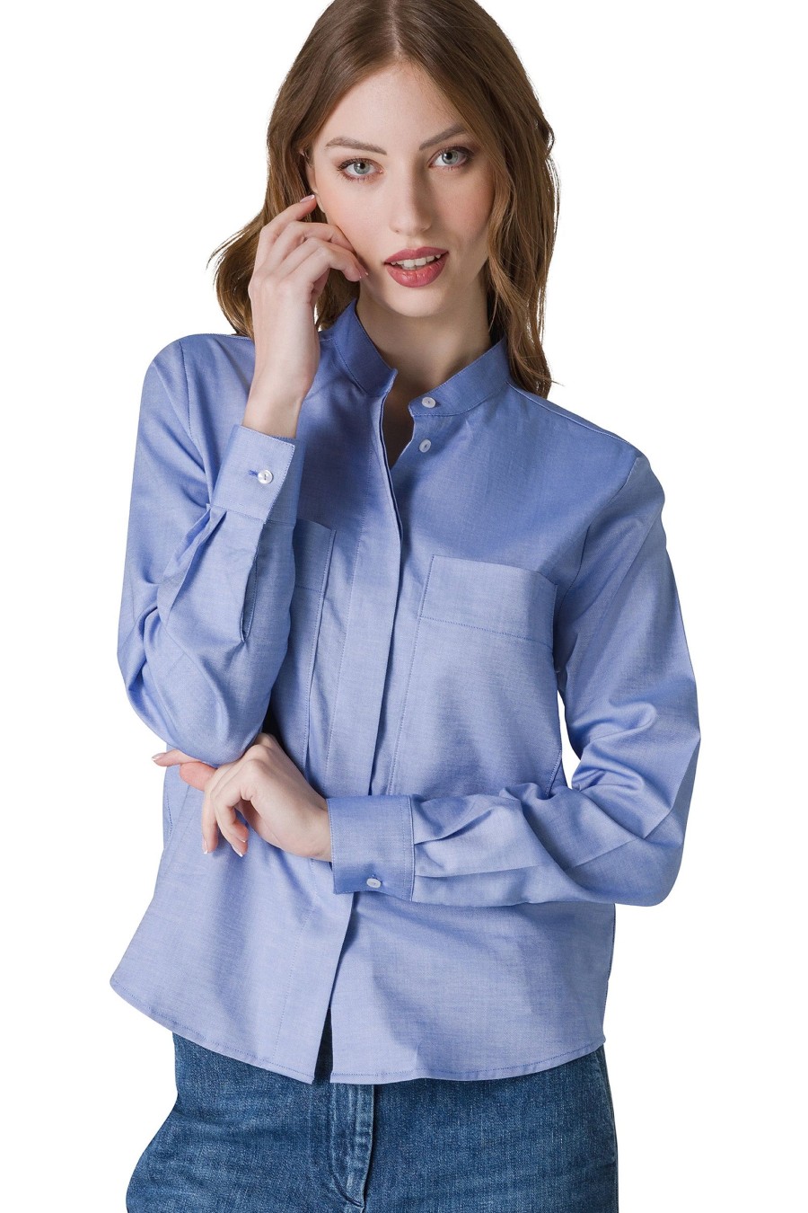 And Camicie Camicie | Camicia In Tessuto Oxford Stretch