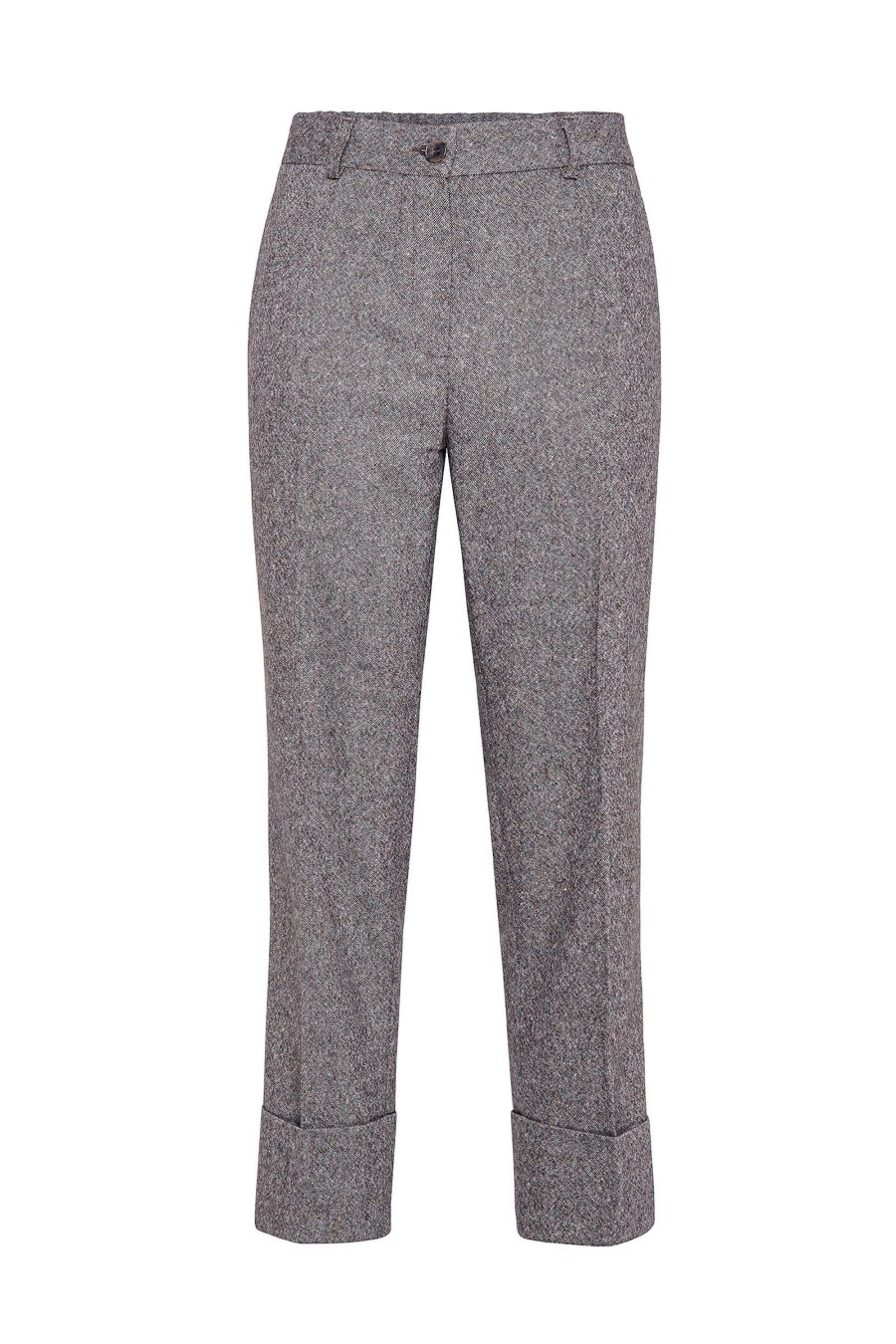 And Camicie Pantaloni | Pantalone In Tweed Di Misto Lana